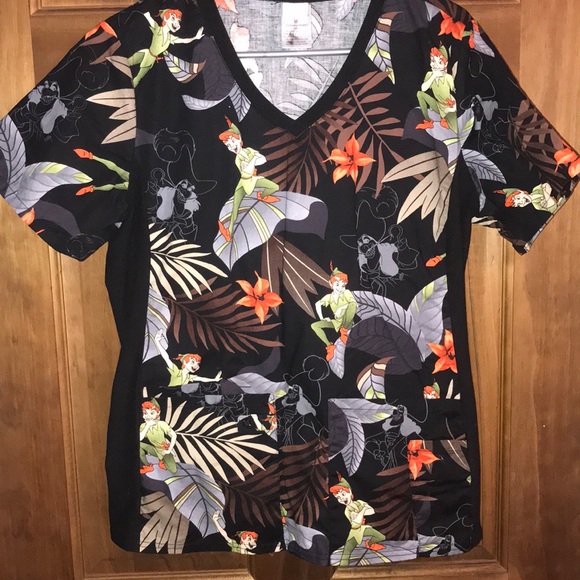 peter pan scrub top
